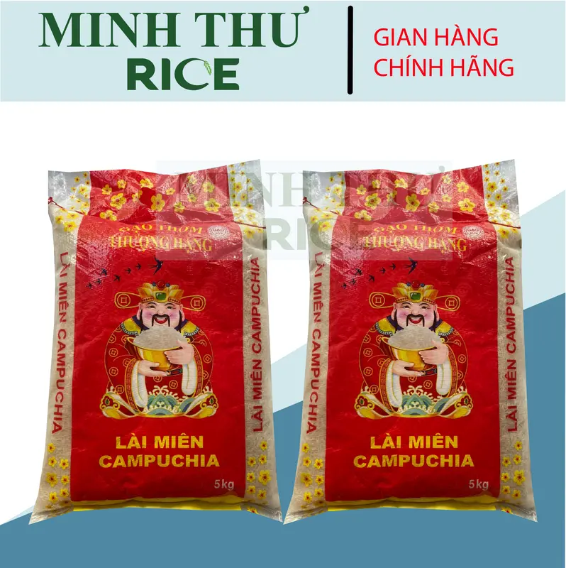 5KG Gạo Lài Miên CPC Nội Địa Gạo Dẻo Mền Dai Cơm, túi 5kg 0