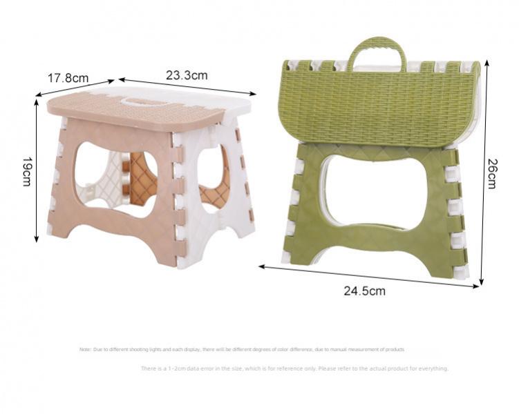 Product Introduction of Portable Folding Plastic Stool for Kids and Adults 2
