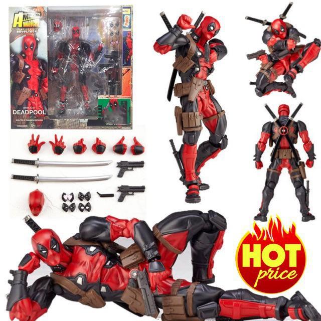 Mô Hình Deadpool Có Khớp Cử Động Revoltech Full
