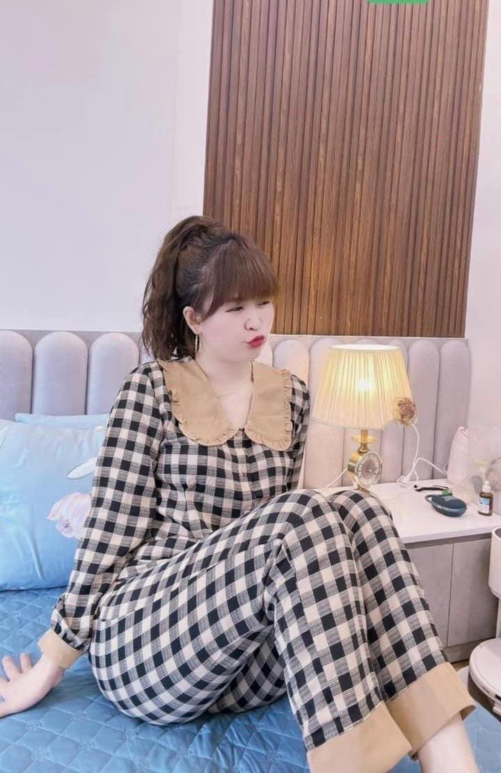 Product Introduction of Bộ đồ Pijama mango tiểu thư caro 13
