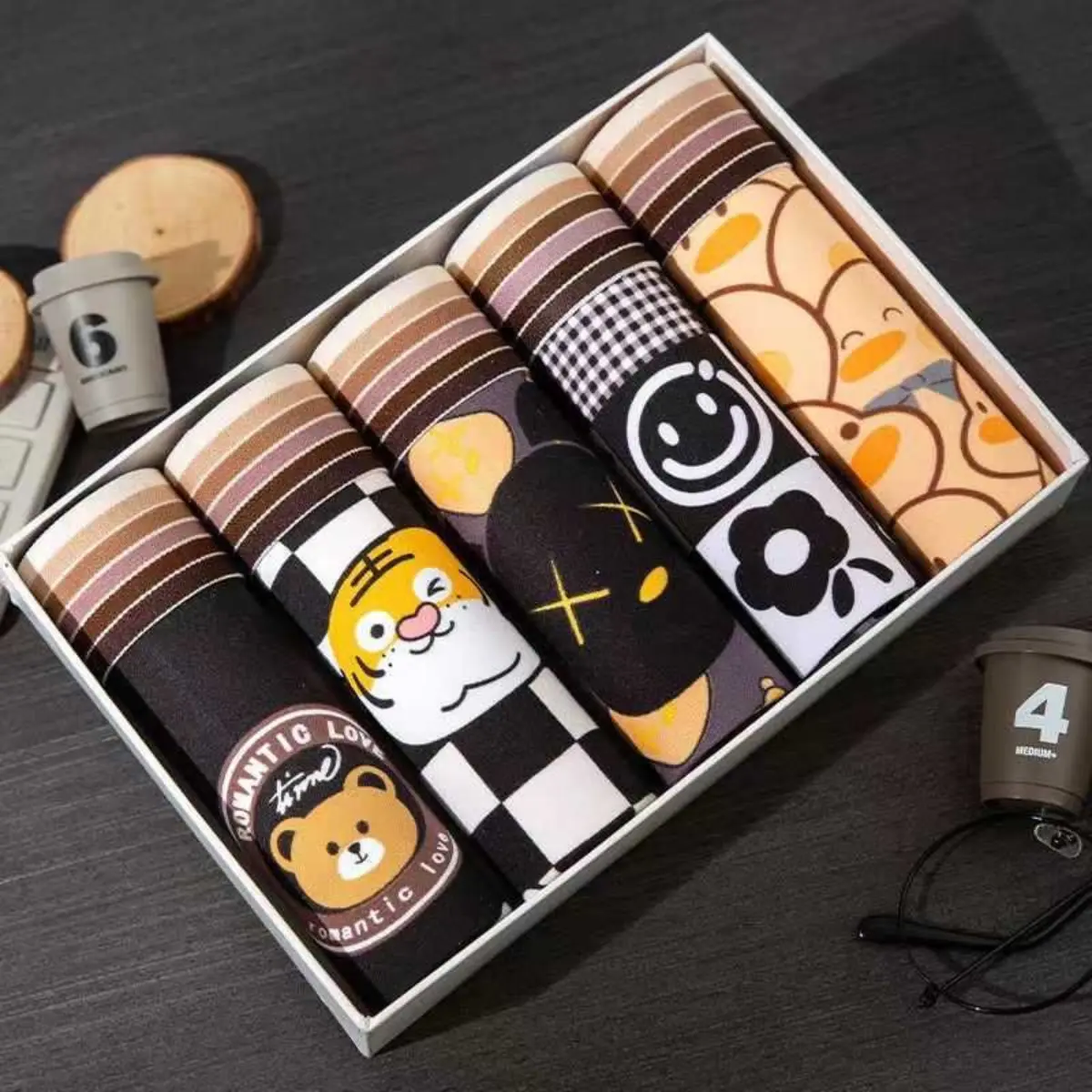 Quần sịp nam hoạt hình,quần lót nam boxer thun mát loại 1,vải dầy mềm mịn thoáng khí XM3 Menswear Quần Boxer