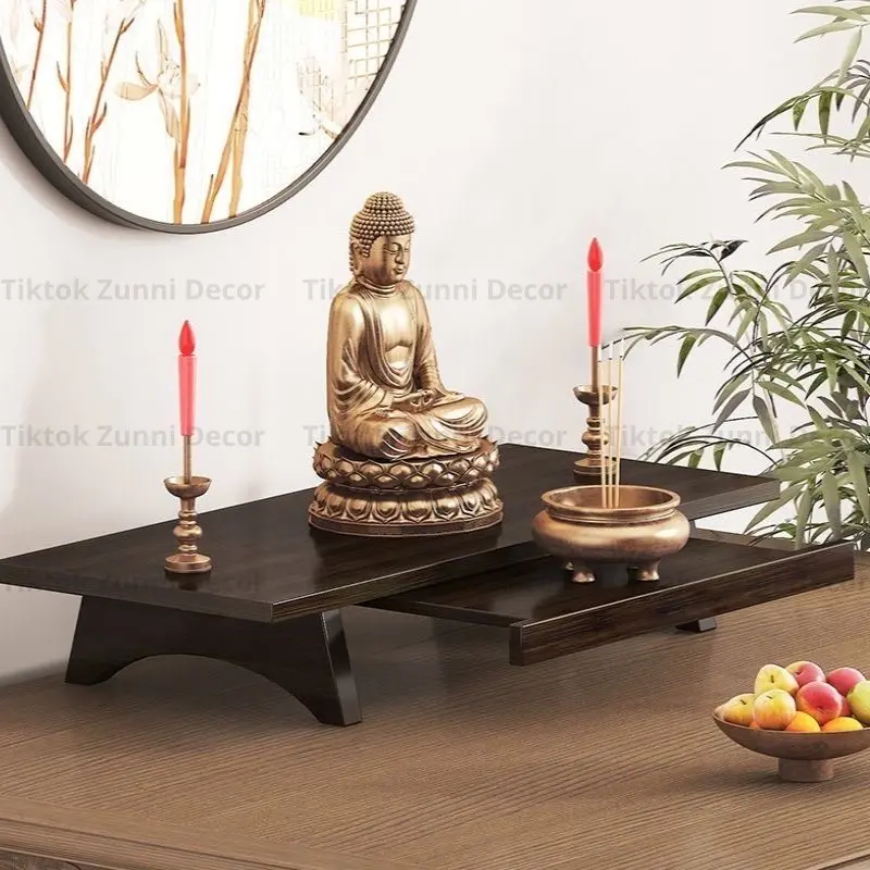 Kệ gỗ kê tượng kệ để bàn trang trí phòng khách kệ để cây cảnh bonsai gỗ mdf chất lượng cao dễ dàng vệ sinh ms0561 1