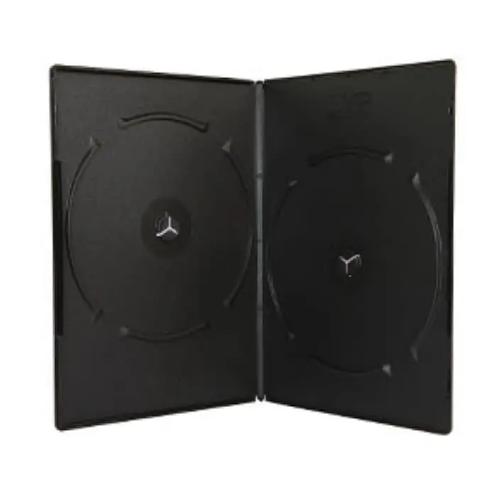 Kotak DVD Casing DVD Hitam Double
