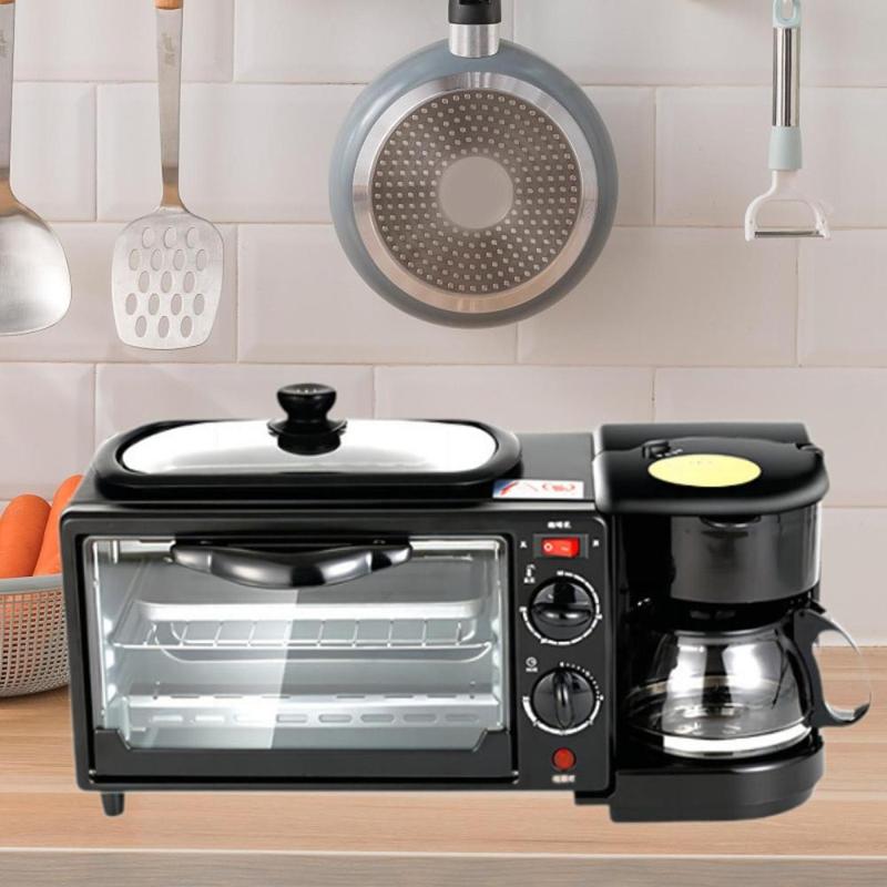 Breakfast Center Station Egg Toaster Oven with Timer Oven Breakfast Maker 0