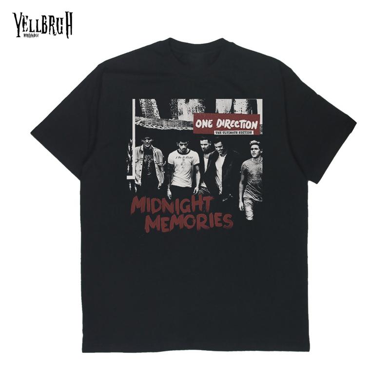 T shirt ONE DIRECTION MIDNIGHT MEMORIES Baju Yellbruh Merchandise Tee Kain Kaos Kain Kaos Katun Nyaman 0
