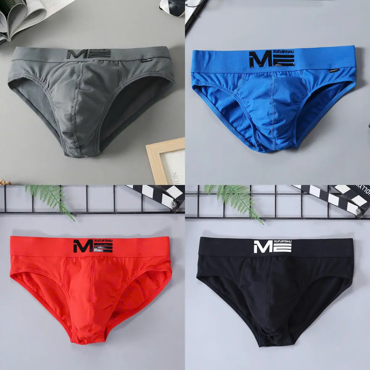 [Quần Tam Giác ME] Cotton co giản 4 chiều - Đồ Lót Nam QS02 Menswear  Sịp Quần Lót