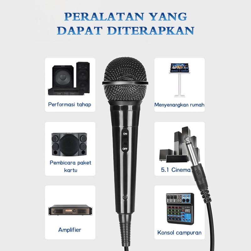 Product Introduction of Mic Karaoke Microphone Mikrofon Mic Kabel Mikrofon Berkabel Model Mikrofon Kualitas Suara Luar Biasa Panjang Kabel Mikrofon Neodymium Dinamis 3,5 Meter Mike Bernyanyi Karaoke 15