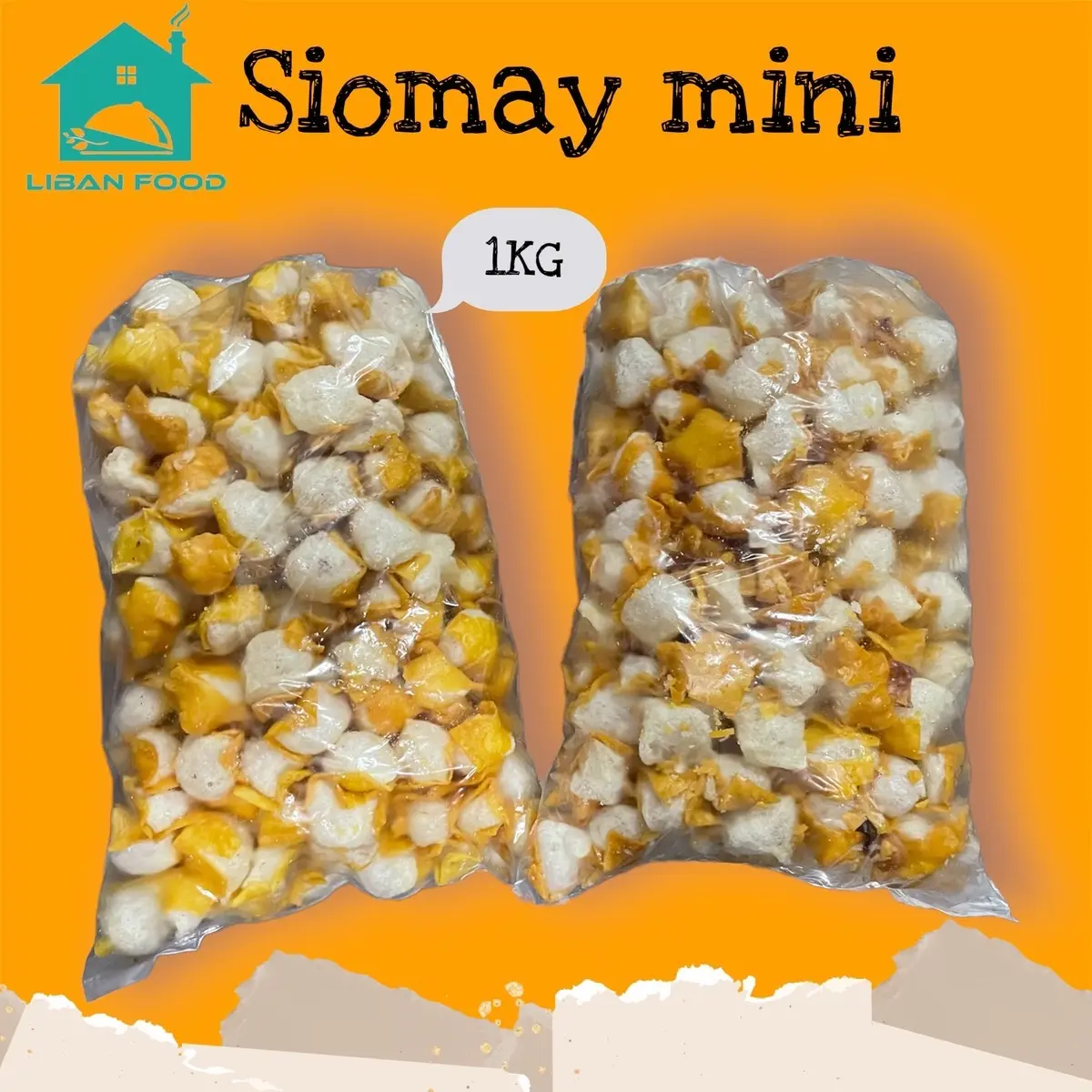 SIOMAY MINI 1 KG LIBAN FOOD PACKING FREE DUS+BUBLE WARP