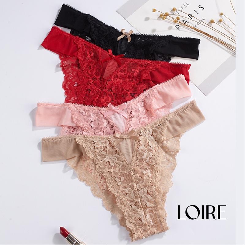 Quần lót ren mềm nửa vòng ba Loirechic QLR42