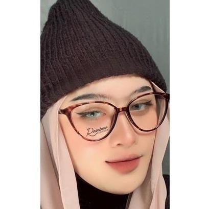 Kacamata Wanita Cat Eye Kode SS Antiradiasi Frame 0