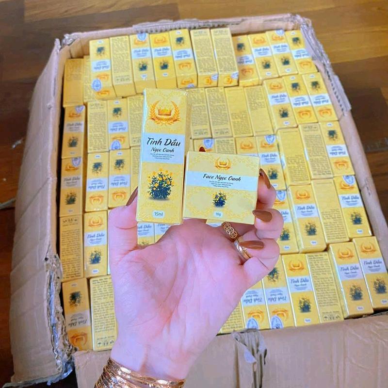  Sỉ 10 Combo Ngọc Oanh   TẶNG BỊCH ĐỰNG KEM    10 kem face + 10 tinh dầu Skincare 