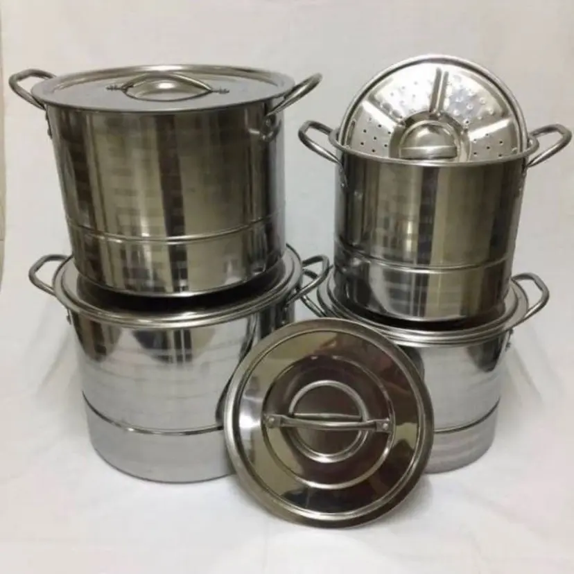 PANCI SET STOCK POTS STAINLESS 4IN1 / PANCI DANDANG SET