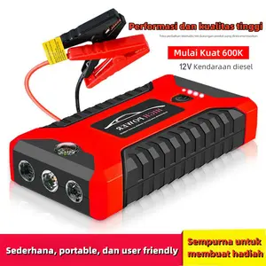 SHIIE Powerbank Jumper aki mobil truck Car Jump Starter 12V 24V 42000mAh Triple USB 4000A 99800MAH mobil starter