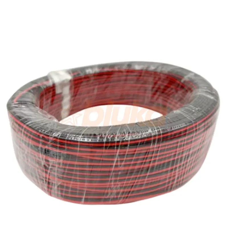 Cuộn Dây Điện Đôi AWG Đỏ Đen Lõi 0.2mm [CUỘN 100M] 1
