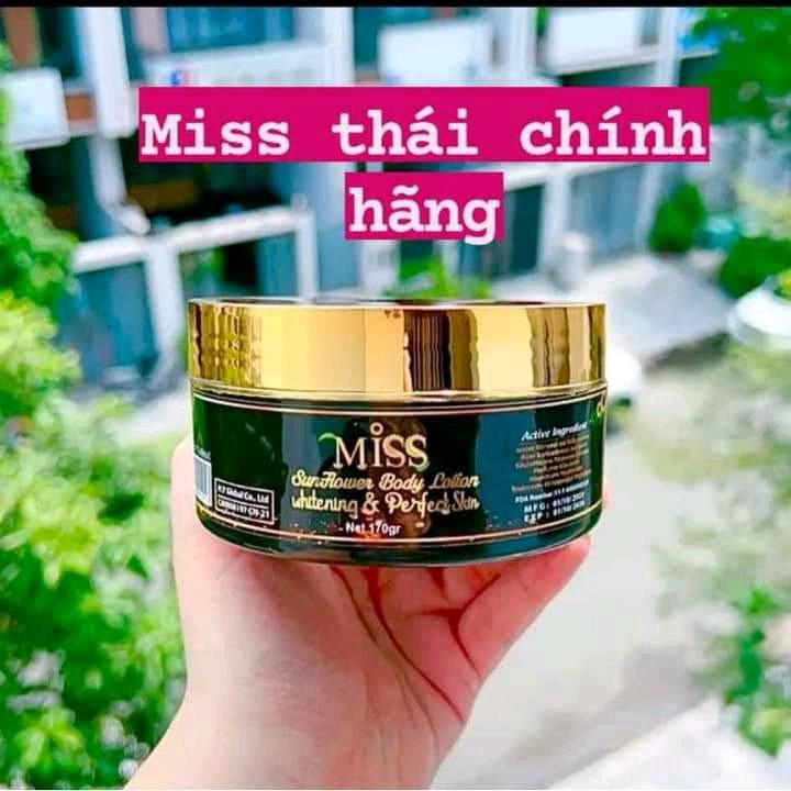 Combo 2 Hộp Kem Body Miss Thái Lan 170g tr ngân 98