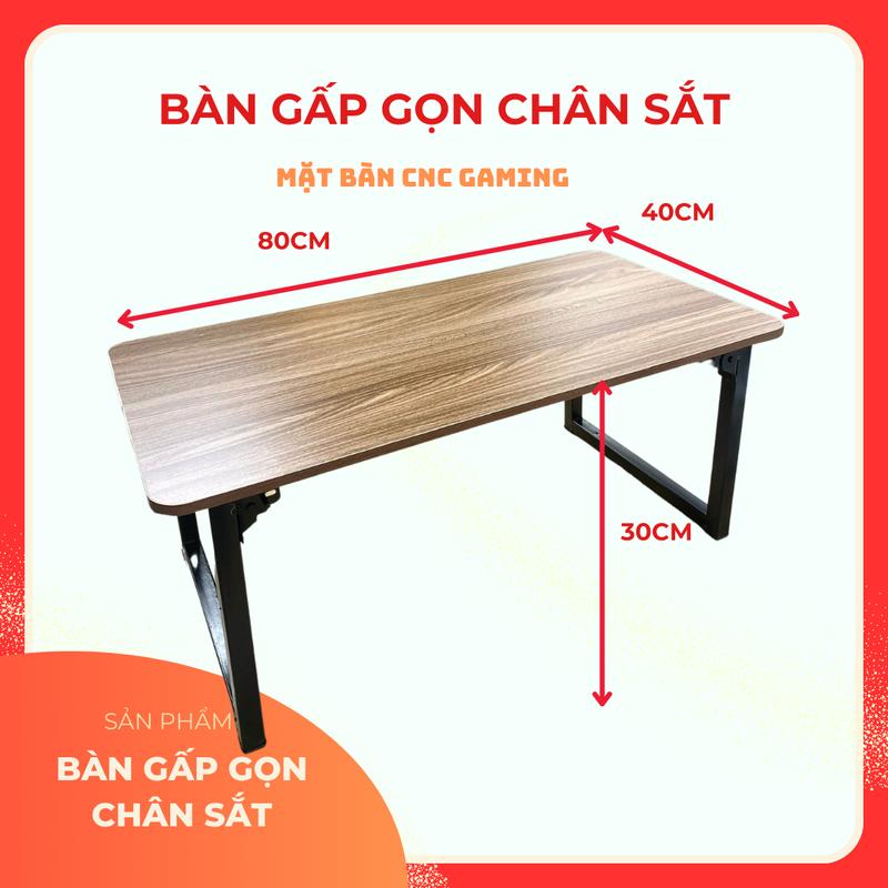 BÀN DÀI 80X40 NGỒI BỆT CHÂN SẮT GẤP GỌN - TIỆN LỢI LÀM BÀN HỌC - BÀN ĂN bàn _ banhoc gapgon tập nhựa lười tròn xếp bàn  ăn  ngồi  bệt  gấp  gọn di ban  hoc bàn  chữ  u bantron