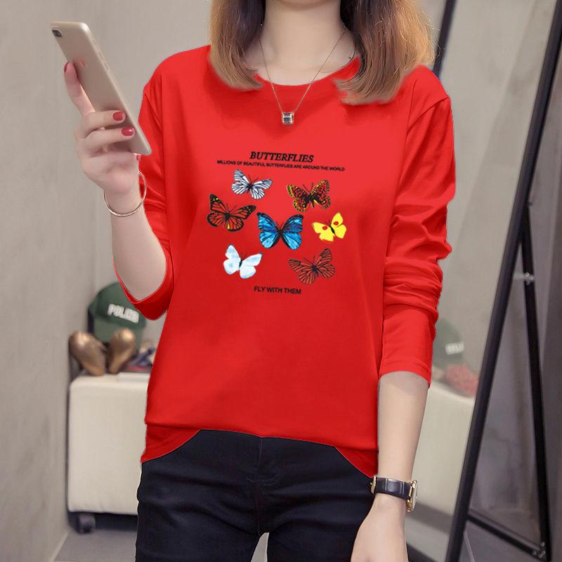 Product Introduction of Áo Thun Dài Tay, Màu Mơ Mùa Thu, Dành Cho Học Sinh Nữ, Dáng Rộng Vừa Vặn, Phong Cách Hàn Quốc, Ngoại Cỡ Ins, Quần Áo Che Nắng, Hàng Mới Về 2022 25