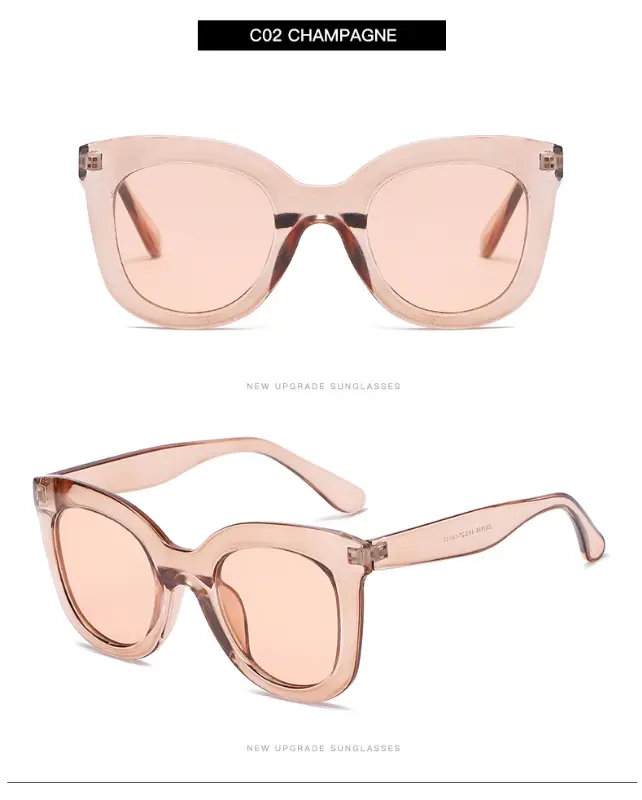 Product Introduction of 1/4set Vintage Women Cat Eye Sunglasses Luxury Brand Designer Trendy Sun Glasses Female Eyeglasses For Female Gafas De Sol UV400 6
