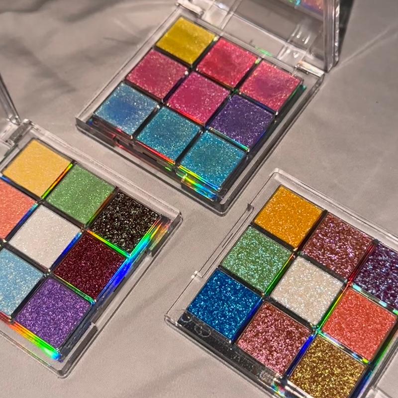 Bảng nhũ mắt 9 ô Sheen Effect màu tắc kè siêu sáng