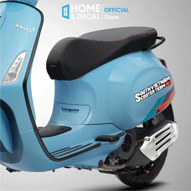 Tem Southvietnam, Decal Dán Xe Máy Tem Southvietnam Sticker Hội Nhóm Xe Tay Gas Tem Dán Trang Trí Xe Máy Việt Nam Scooter Team 7