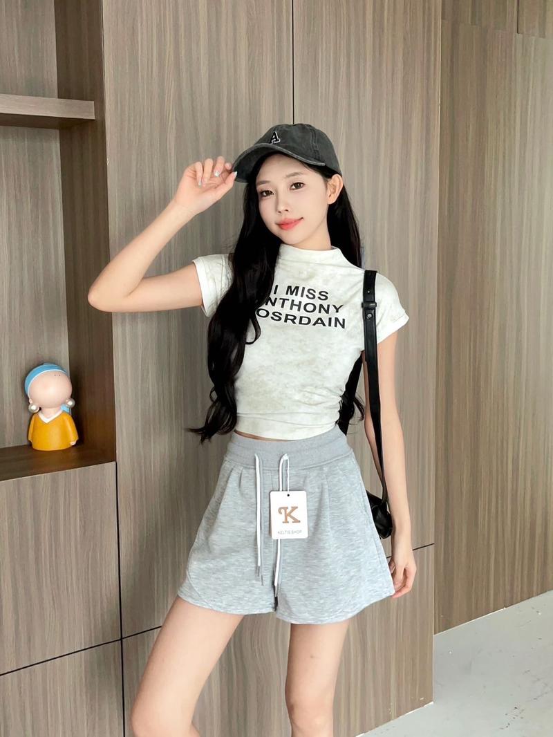 Product Introduction of ￼1027summer shorts ขาสั้นผ้านิ่มสไตล์เกาหลีเอวสม็อคคูล 10