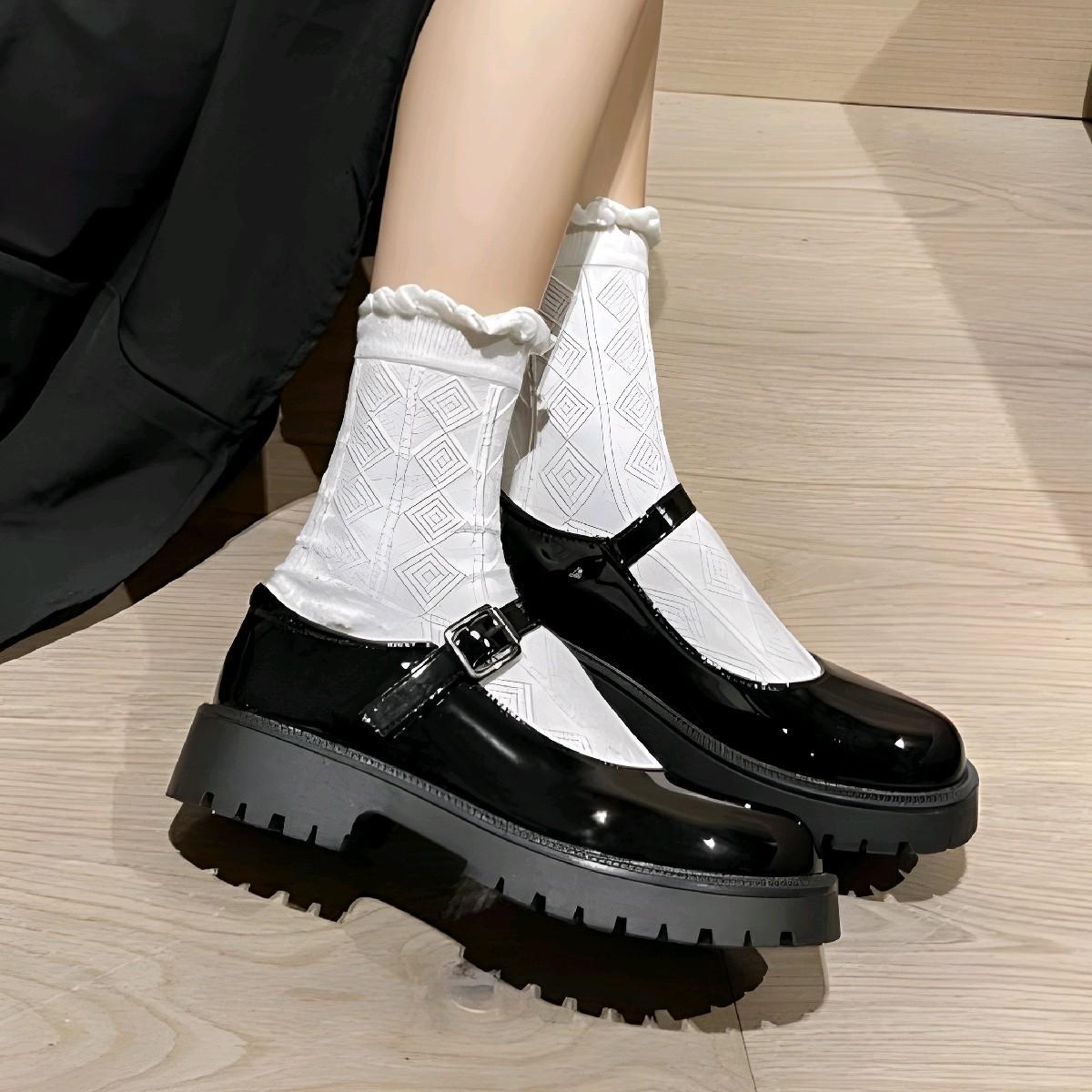 Sepatu Sekolah Livy Docmart Wanita Hitam Hak datar Terbaru Fashion Korea Flat Oxford Kulit Kasual Remaja Perempuan Viral Kekinian Bisa Cod Kerja Shoes Cewek