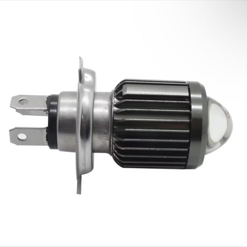 Đèn led bi cầu H4 MAX sáng cod vàng  pha trắng 6