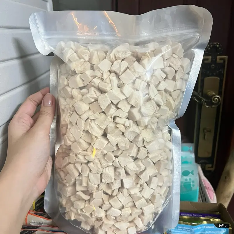 [FREESHIP] 500GR Ức Gà Sấy Viên Cho Chó Mèo. Loại 1, KHÔNG VỤN, KHÔNG PHA BỘT 1