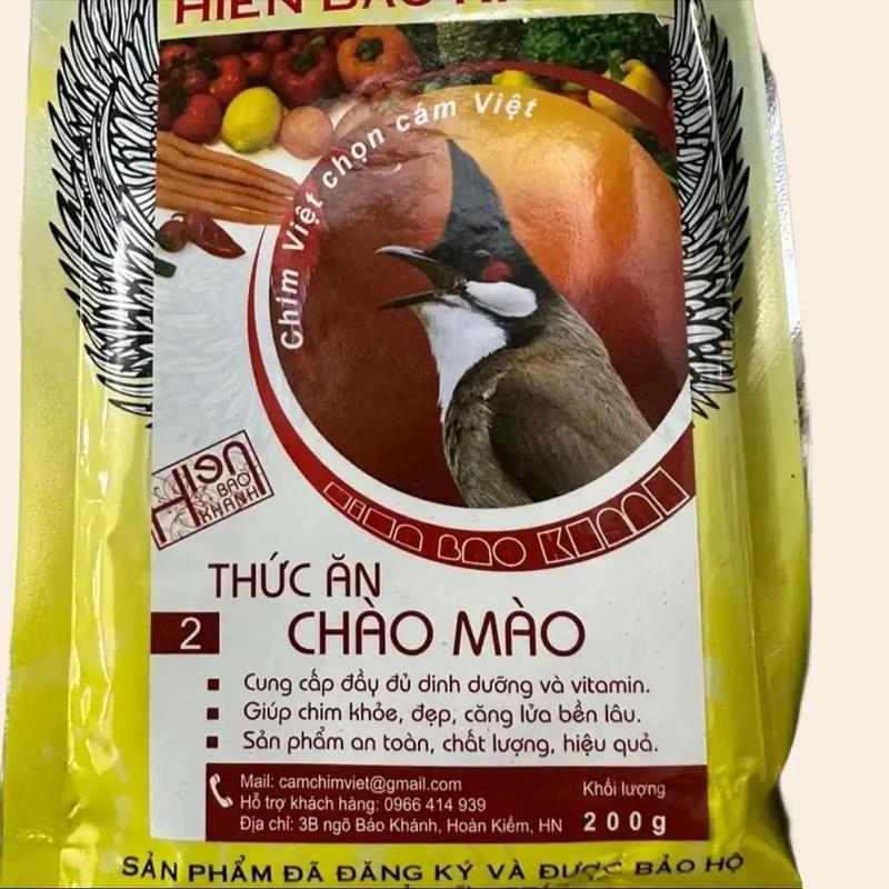 Combo cám hiển bảo khánh số 2 cho chim chào mào thi đấu