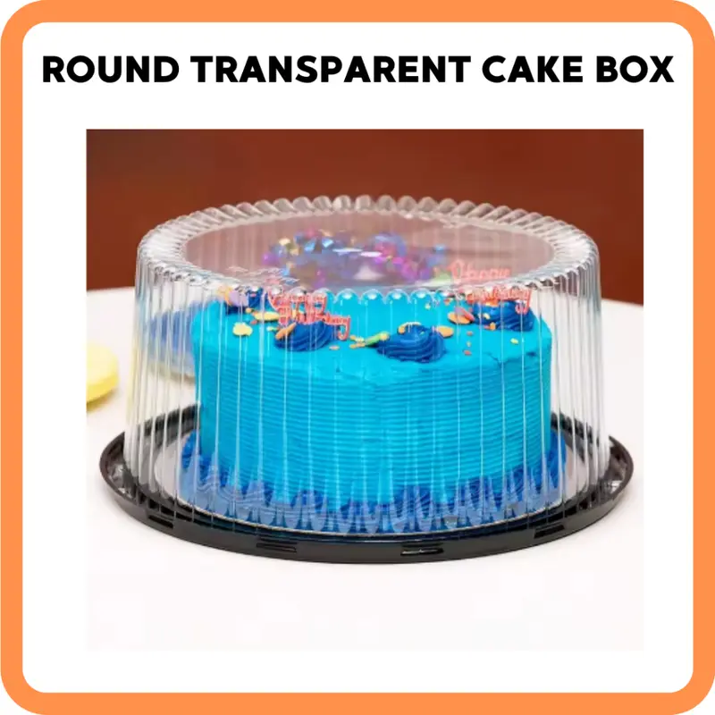 4/6/8 inch Bekas Kek Round Cake Packaging Transparent Box mini - TikTok ...