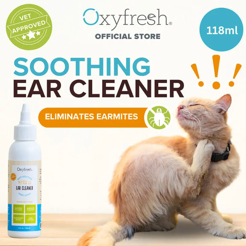 Pet Ear Cleaner - Water-Based - Cat Ear mite/Earmite (30/118ml)