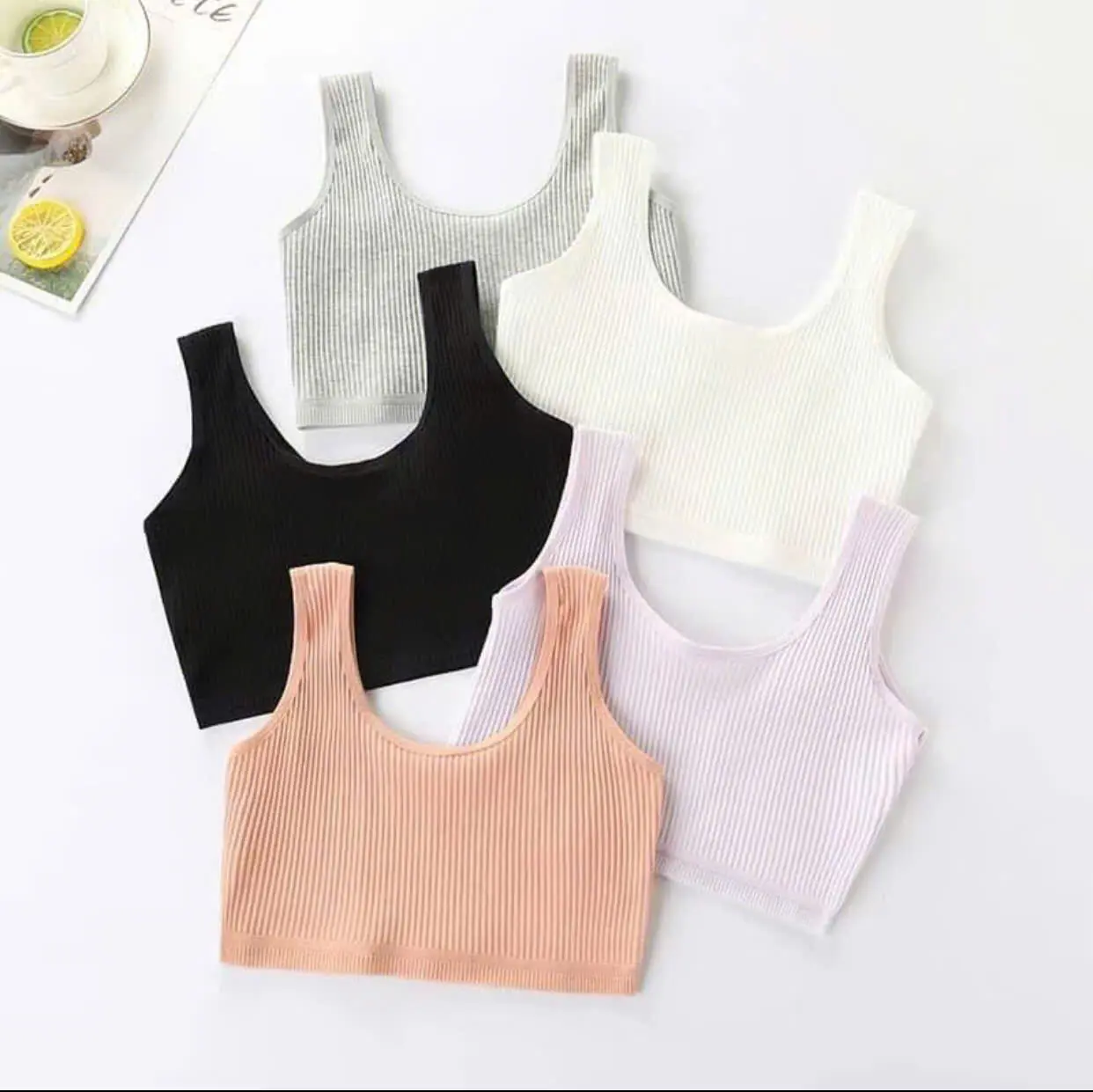 (A05)Aó lót bé gai,loại gân chơn không có đệm,áo lá bé gái ,chất cotton co giãn thấm mồ hôi
