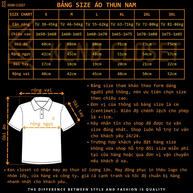 Áo thun nam Polo KENB CLOSET chất vải cá sấu thoáng khí chuẩn form slimfit sang trọng lịch lãm 8