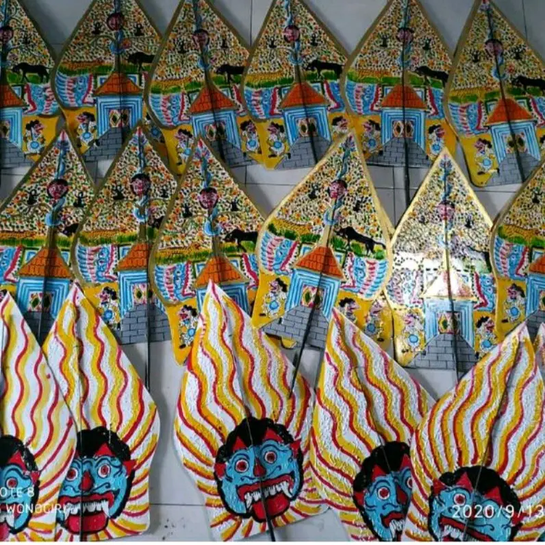 wayang kulit kertas duplex tebal Gunungan Kayon sedang tinggi -+60cm