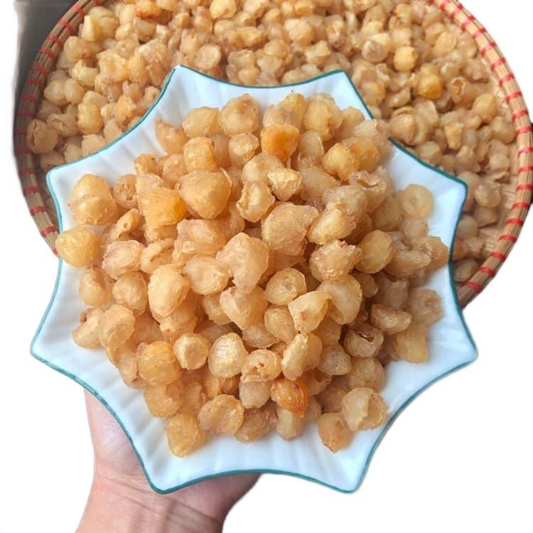 500g long nhãn Hưng Yên sấy khô mộc đóng trong túi zip bạc