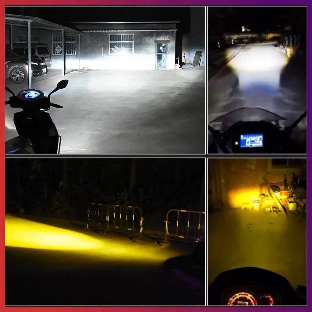 Bóng đèn LED H4 cho xe máy, độ sáng cực cao và an toàn