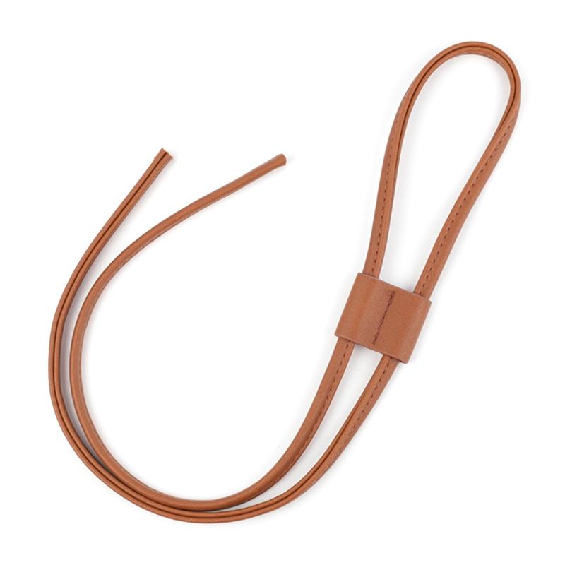 Product Introduction of FEN PU Leather Drawstring Pull String Purse Strap Replacement for Bucket Bag Shoulder Bags Accessories DIY Making Supplies 0