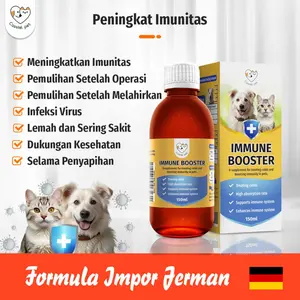 Cassiel Pet Vitamin Imun Plus Kucing Kelinci Anjing Menjaga Stamina Anti Virus Stress untuk Kondisi Anabul Flu Parah Sembuh Immune Booster Tetes 150 ML complivit  pet peningkat imun kucing