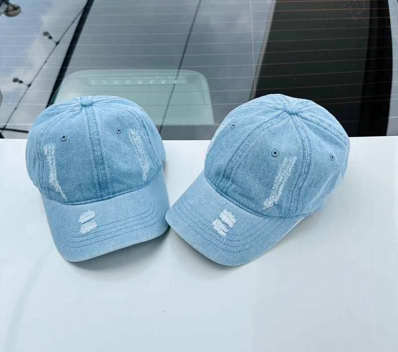 Nón kết kaki jean cao cấp Korea hot 2024, mũ lưỡi trai jean rách