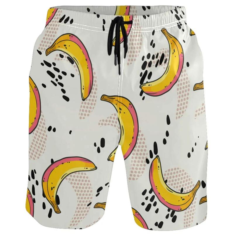 Product Introduction of Fun Chicken swimming shorts Crab 3d printed surfboard shorts Banana Beach Shorts Men's swimming shorts Swimming shorts 15