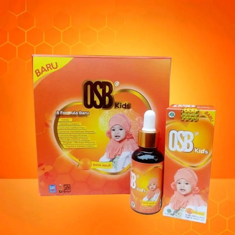 OSB Kids Original Vitamin Otak OSB Cerdas, Pintar Anak  & Dewasa Emas