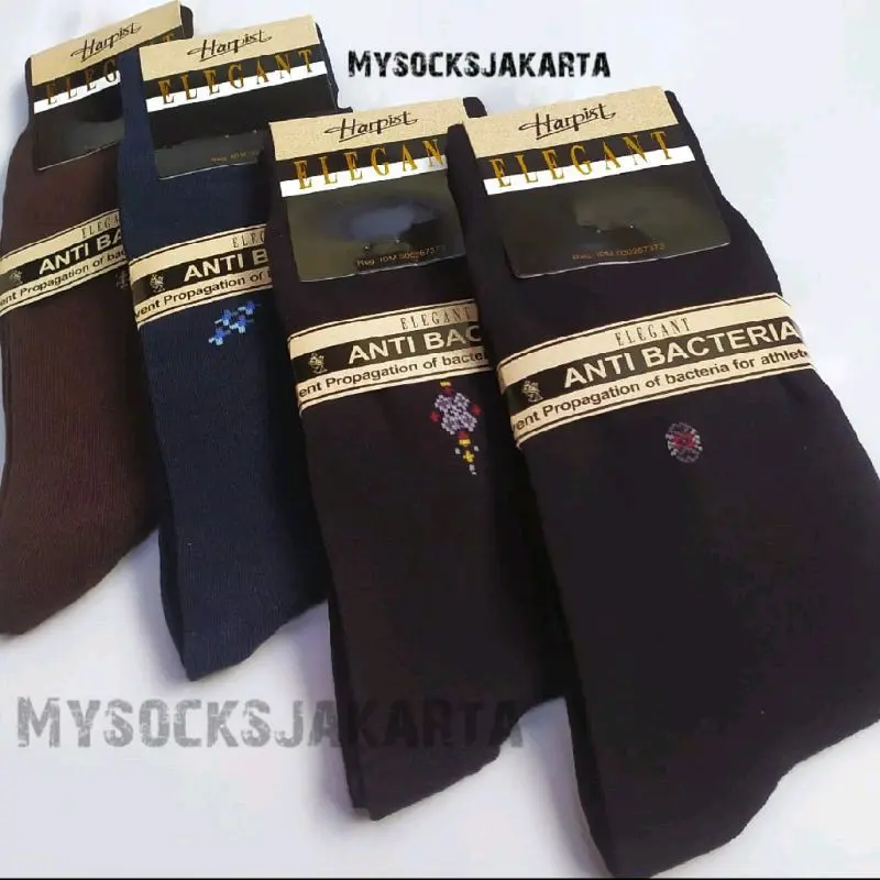3 pasang Kaos Kaki Kerja Anti bakteria /Kaus Kaki kantoran Pria Kantor Nyaman Cowok Panjang