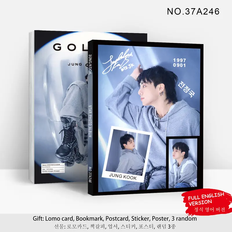 Album Ảnh Nhập Khẩu JUNGKOOK, Ảnh JUNGKOOK, Ảnh Người Ngoài Hành Tinh SEVEN, Chân Dung Người Nổi Tiếng, Quà Tặng Cho Album Ảnh, Ảnh Tập JUNGKOOK 7