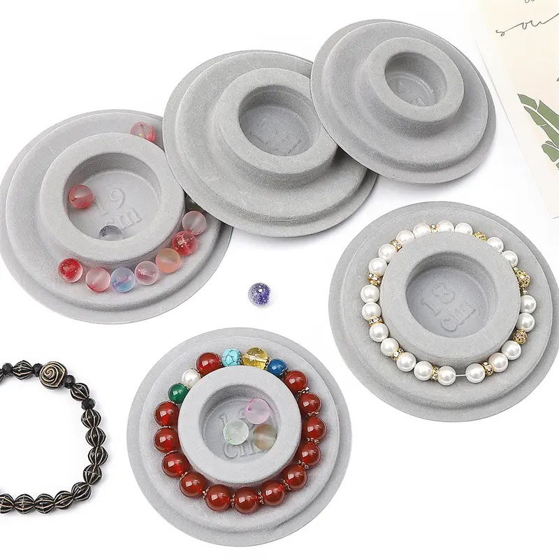 1PC Diy Bracelet Design Disc PE Flocking Jewelrymaking Disc Making Braclet Auxiliary Tool beaded