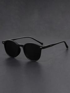 Lentes de sol unisex vintage de montura completa, lentes de sol casuales y modernos con lentes tintados para uso diario, accesorios de moda para actividades al aire libre