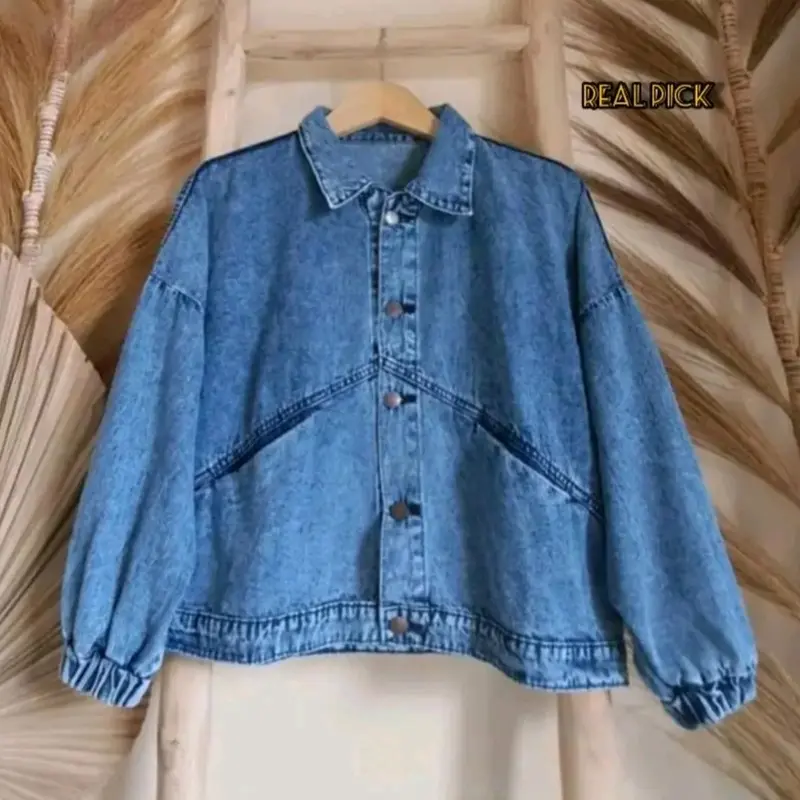 JAKET DENIM JEANS OVERSIZE VINTAGE WANITA JACKET JINS OVERSIZED KEKINIAN JAKET 6