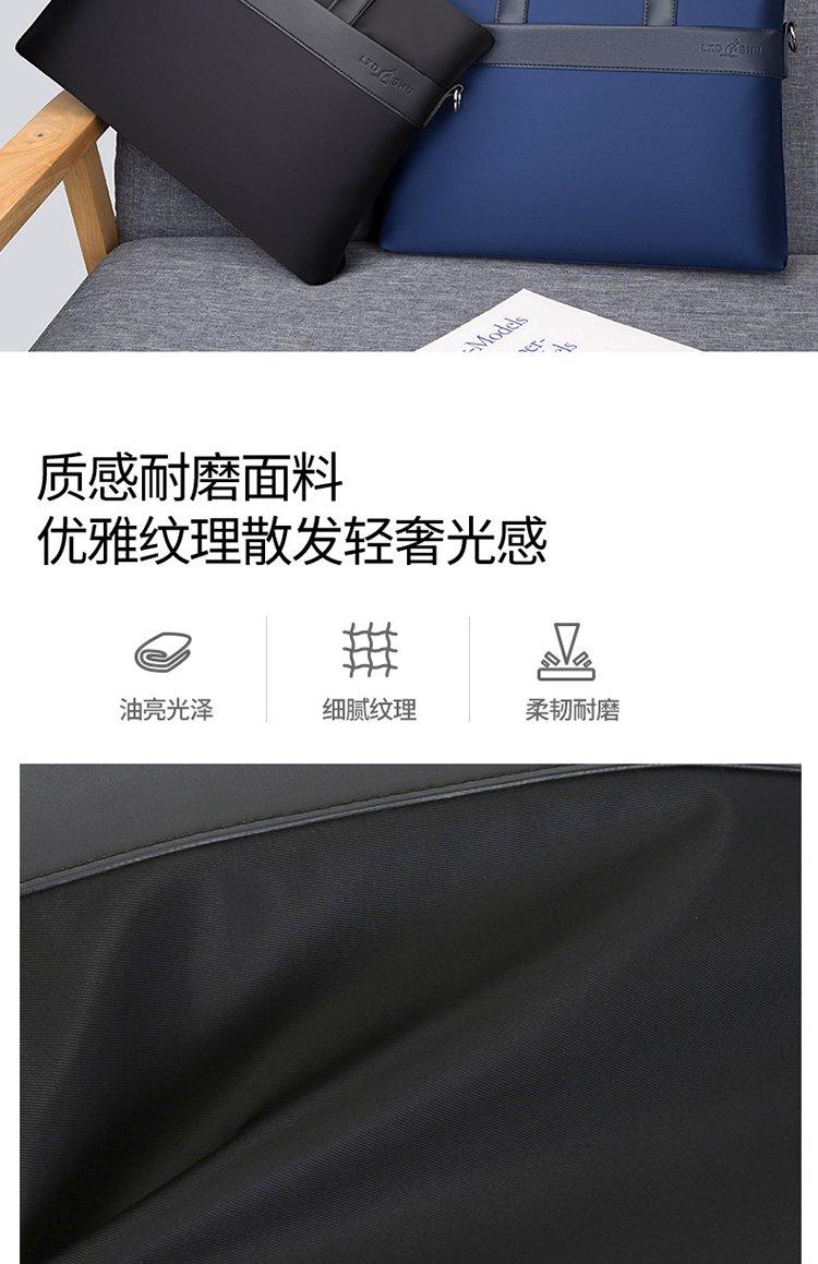 Product Introduction of Zipper Shoulder Bag Free Size Nylon Cloth Shoulder Crossbody Tote for Men 4