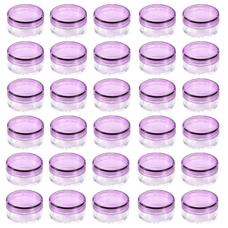 Product Introduction of Mini Round Storage Bottle (10/30pcs), Empty Cosmetic Jar with Lid, Leakproof Storage Container for Home & Travel, Travel Accessories 13