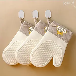 [KIKLIK] Sarung Tangan Tahan Panas Silikon Cooking Gloves Oven Mitt