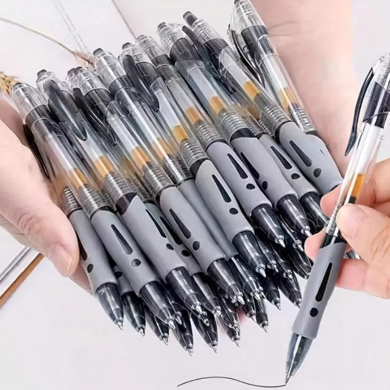 Retractable Ballpoint Pen (10pcs), Black Ink Ballpoint Pen, Writing Pen for School, Office, Home Use, Office Stationery & Supplies